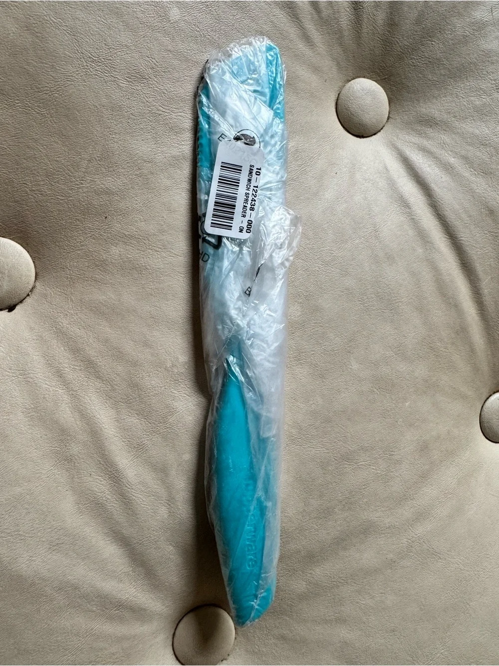 Turquoise Silicone Sandwich spreader - New in Wrapper